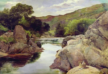 Glenfinlas avec Millais pêchant, 1853